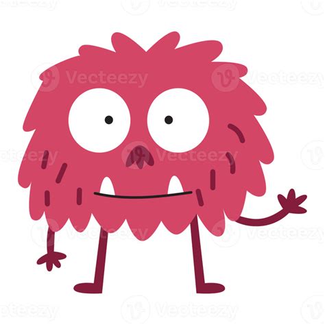 Free Smile Cute Red Monster 19044638 Png With Transparent Background