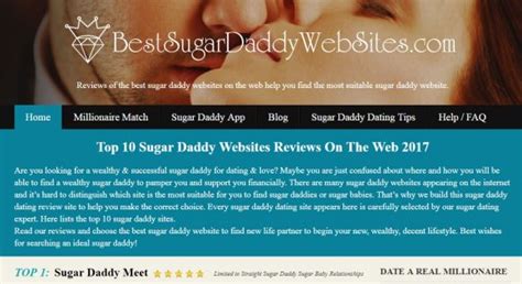 These are not going to be the bigger website, but there will be some that claim to have only latin. Best Sugar Daddy Websites - Blog Search Engine