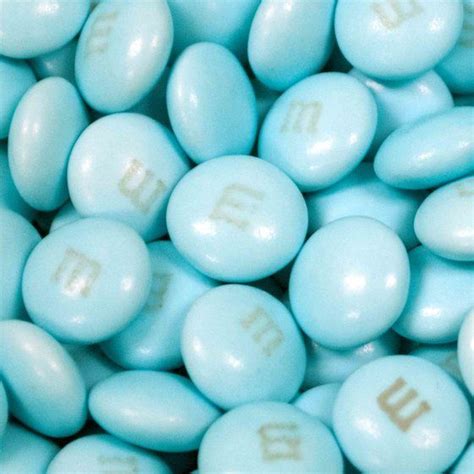 Light Blue Mandms Milk Chocolate Candies Blue Aesthetic Pastel Light