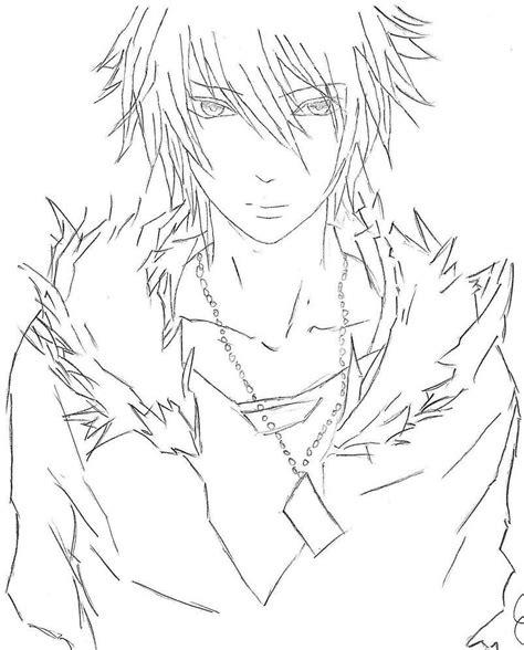 Anime Boys Coloring Pages Anime Guys Coloring Pages For Boys Anime