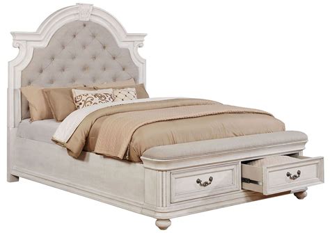 Mallory Weathered Queen Bed Ivan Smith Furniture