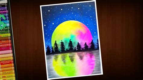 Easy Galaxy Drawing With Soft Pastel For Beginners Step By Step