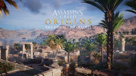Assassin Creed Origins Title Assassins Creed Clouds Water Palm Trees