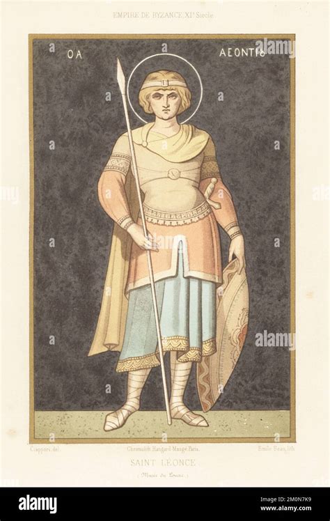 Saint Leonce Of Tripoli Phoenician Soldier And Martyr 4th Century In