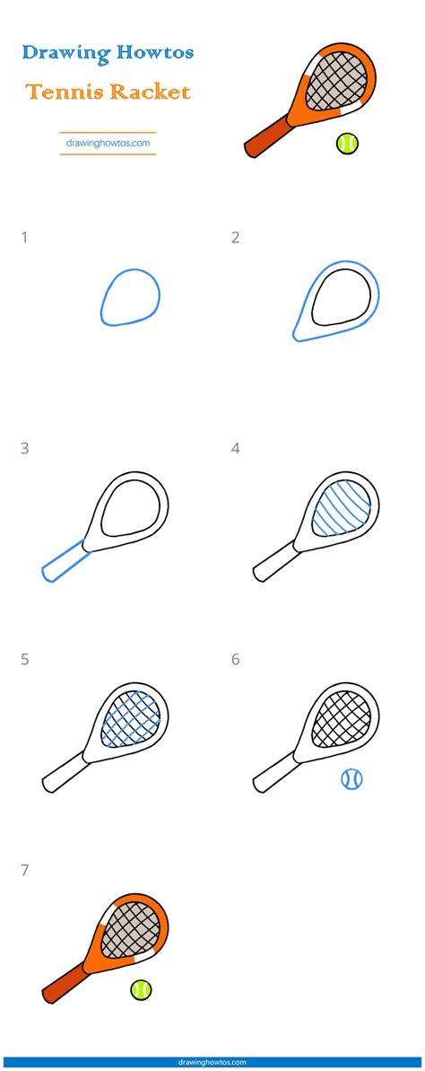 Tennis is one of the mostly played games in the world. How to Draw a Tennis Racket - Step by Step Easy Drawing ...