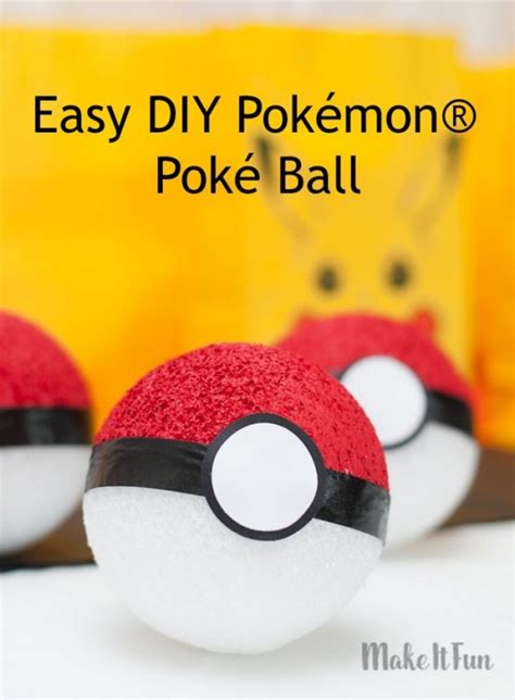 Easy Diy Pokémon Poké Balls