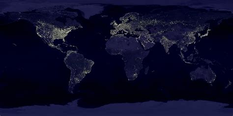 Daily Wallpaper Earth At Night I Like To Waste My Time