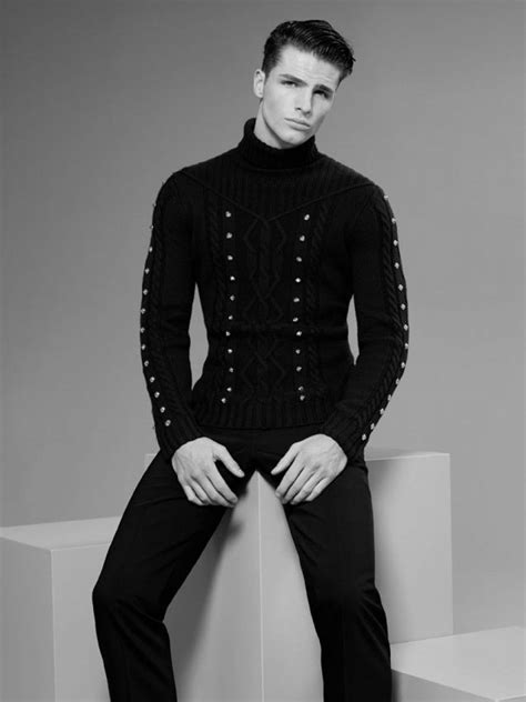 edward wilding gets urban glam for versace collection fall winter 2013 lookbook the