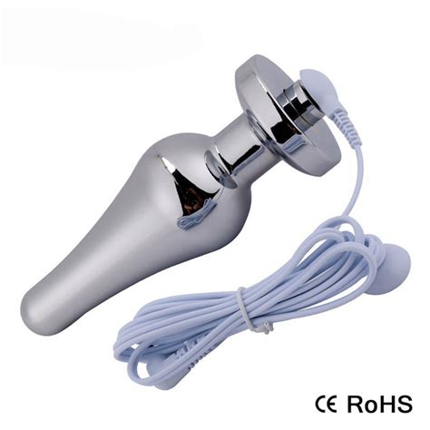 Electro Sex Steel Butt Plug Massager Electric Shock Anal Plug Sex Toys China Butt Plug And