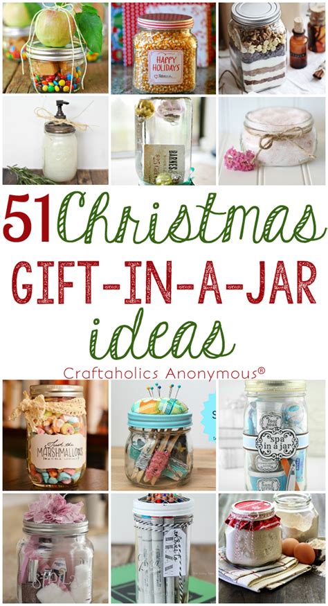 Craftaholics Anonymous 51 Christmas T In A Jar Ideas