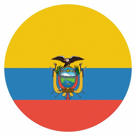 Country Ecuador Flag Icon Download On Iconfinder