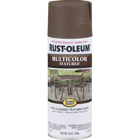 Autumn Brown Rust Oleum Stops Rust Multi Color Textured Spray Paint