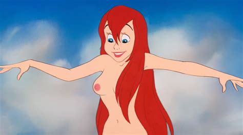Rule 34 Ariel Disney Edit Female Nipples Nude Red Hair The Little