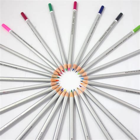 Painting Color Pencil Sex 12 18 24 Pieces For Choose Water Soluble