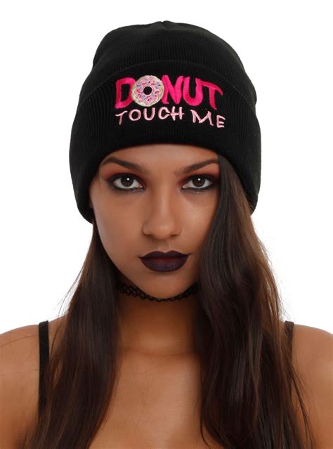 Donut Touch Me Watchman Beanie Cool Hats Funky Hats Hat Fashion