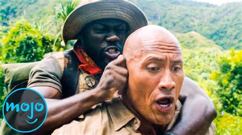 Top 10 Funniest Moments In Jumanji Welcome To The Jungle Youtube