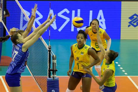 A irlik do blog abaixo. CBV - Brasília (DF) - 23.05.2019 - Liga das Nações - Brasil x Rússia