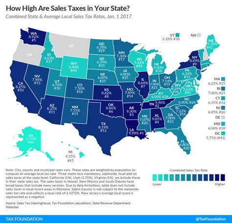 The statewide tax rate is 7.25%. State and Local Sales Tax Rates in 2017 | Tax Foundation