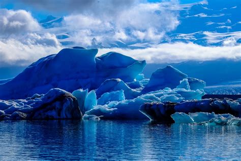 Lagoon Glacier Ice And Iceland 4k Hd Wallpaper