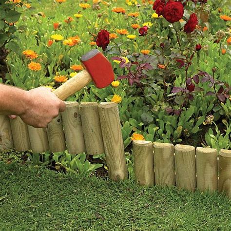 Wickes Timber Border Edging 150mmx1m Landscaping Around Trees Fence