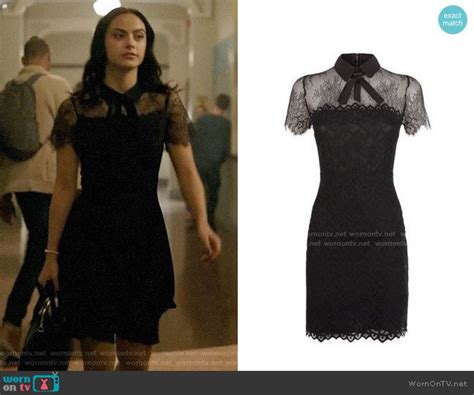 sandro rozen dress worn by veronica lodge camila mendes on riverdale veronica lodge outfits