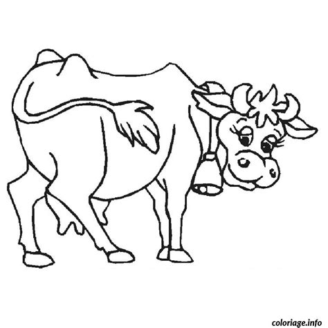 Coloriage Vache Dessin Animaux à Imprimer