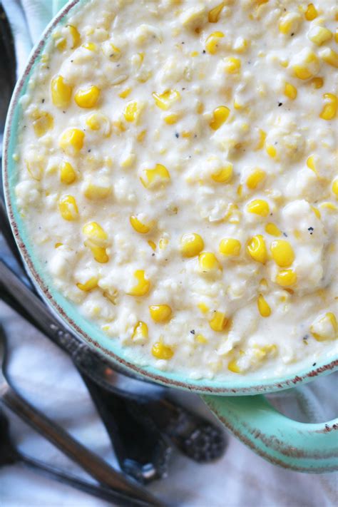 Creamed Corn With Cream Cheese Quick And Easy To Make Recipe