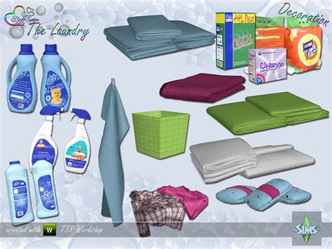 Laundry Sims 4 Cc Mods Clutter Packs List