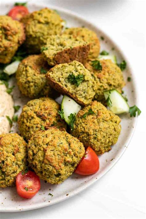 Easy Baked Vegan Falafel Recipe Gluten Free Eat With Clarity