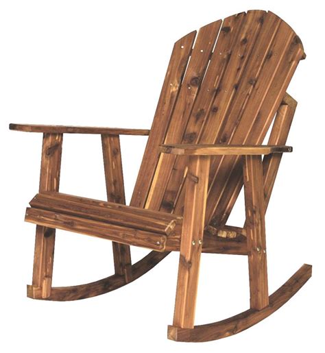 Last but not least, i recommend you to take care of the finishing touches. Cedar Adirondack Rocking Chair from DutchCrafters Amish ...