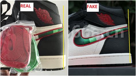 Real Vs Fake Air Jordan 1 Sports Illustrated Quick Tips To Identify