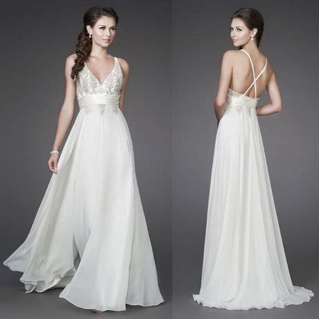 For a casual beach wedding, this dress provides the right amount of beauty and comfort. Flowy beach wedding dresses