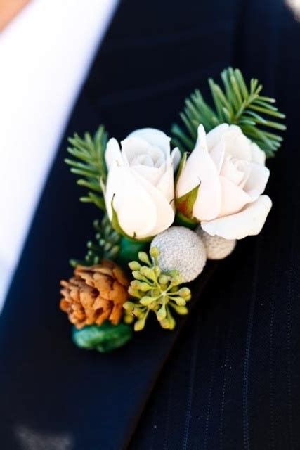 59 Amazing Winter Wedding Boutonnieres Weddingomania