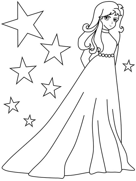 Free Girls Coloring Pages Easy Download Free Girls Coloring Pages Easy