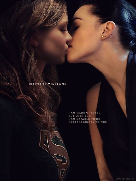 kara and lena by misslane81 lesbianas besándose súperchica actrices