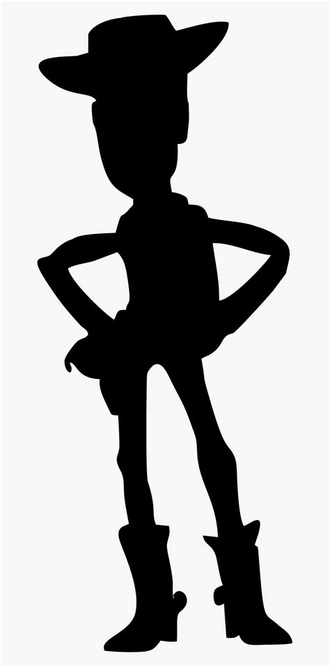 Woody Toy Story Svg , Transparent Cartoons - Woody Toy Story Silhouette