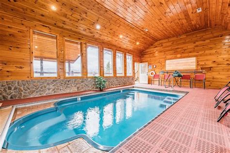 New Listing Indoor Pool Amazing Views Game Room Cabins For Rent In