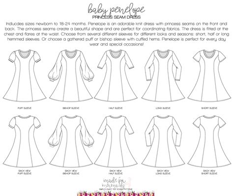 35 Knit Sewing Pattern Princess Seam Ahisatshayda