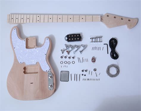 Guitars Musical Musical Instruments Diy Electric Bass Guitar Kit 70s Tl Bass Build Your Own Bass Kit