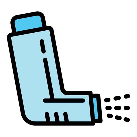 Inhaler Spray Icon Outline Style 14226674 Vector Art At Vecteezy