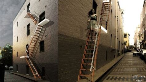 Bcompacts Hybrid Stairs Fold Flat To Provide More Living Space