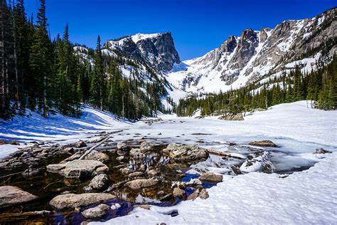 The Rocky Mountain Regions Snow May Weather Climate Change Relatively