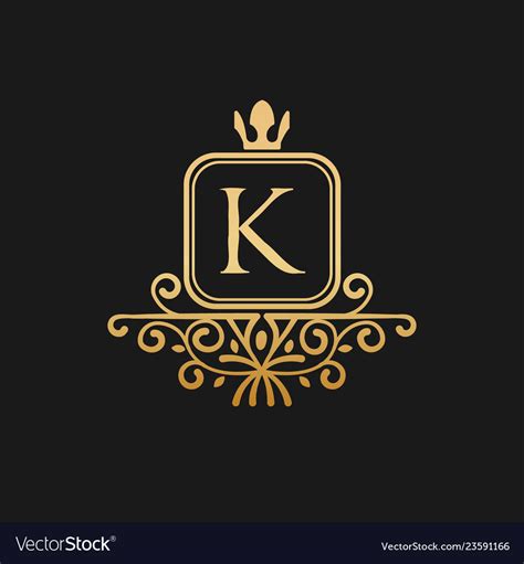 12+ Letter K With A Crown / Crown Laurel Wreath And The Monogram Letter