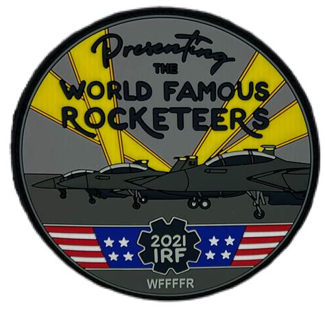 Presenting The World Famous Rocketeers Pvc Patch Badass Patches
