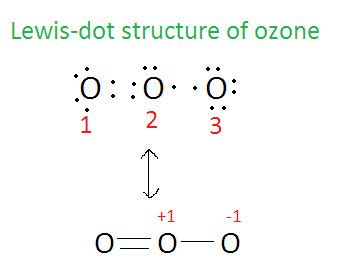The correct answer, was a formal charge of zero. Calculate the formal charge of each oxygen atoms in ozone ...