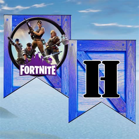 Fortnite Birthday Banner Free Printable Porn Sex Picture