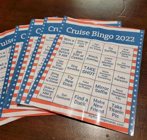 New And Improved Cruise Bingo Rcruise