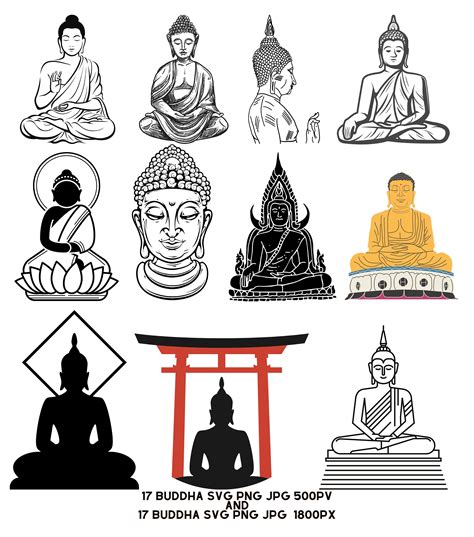 17 Buddha Svgpng Bundlebuddhism Buddha Buddha Thai Religion