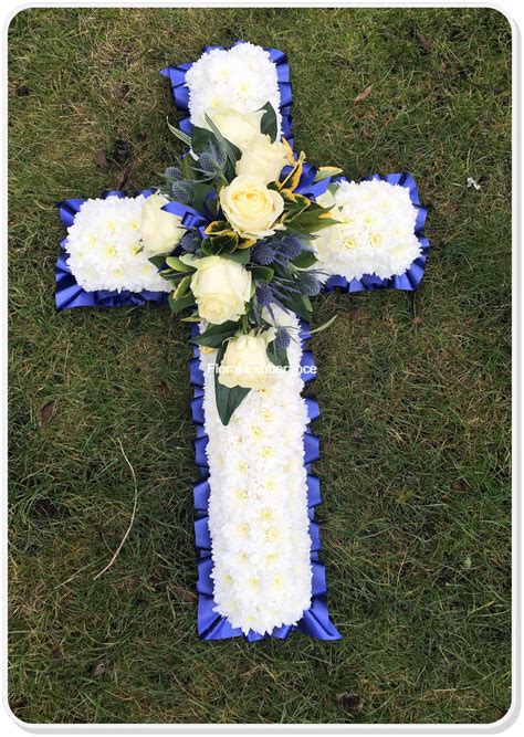 Funeral Crosses Floral Exuberance