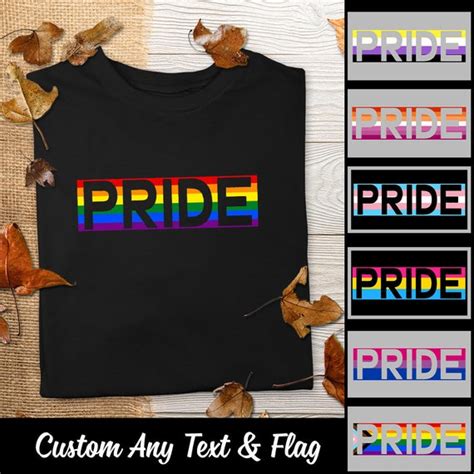 Personalized Lgbt Pirde Shirt Pride Flag Shirt Gay Pride Etsy